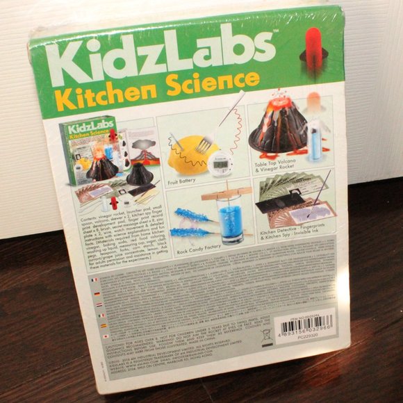 4M Toys 32 Kidz Labz Kitchen Science Kit 4m Diy Chemistry Experiment Lab Stem Toy Poshmark
